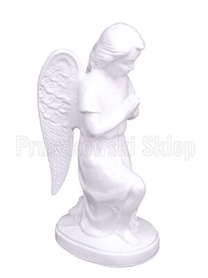 ANIOŁ KLĘCZĄCY FIGURA Z ŻYWICY 22 CM