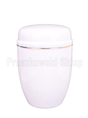 URNA BIAŁA BŁYSK 26 CM