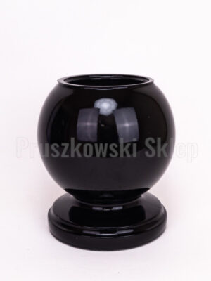 WAZON NAGROBNY Z ŻYWICY W-1/S KULA NA STOPCE 23 CM