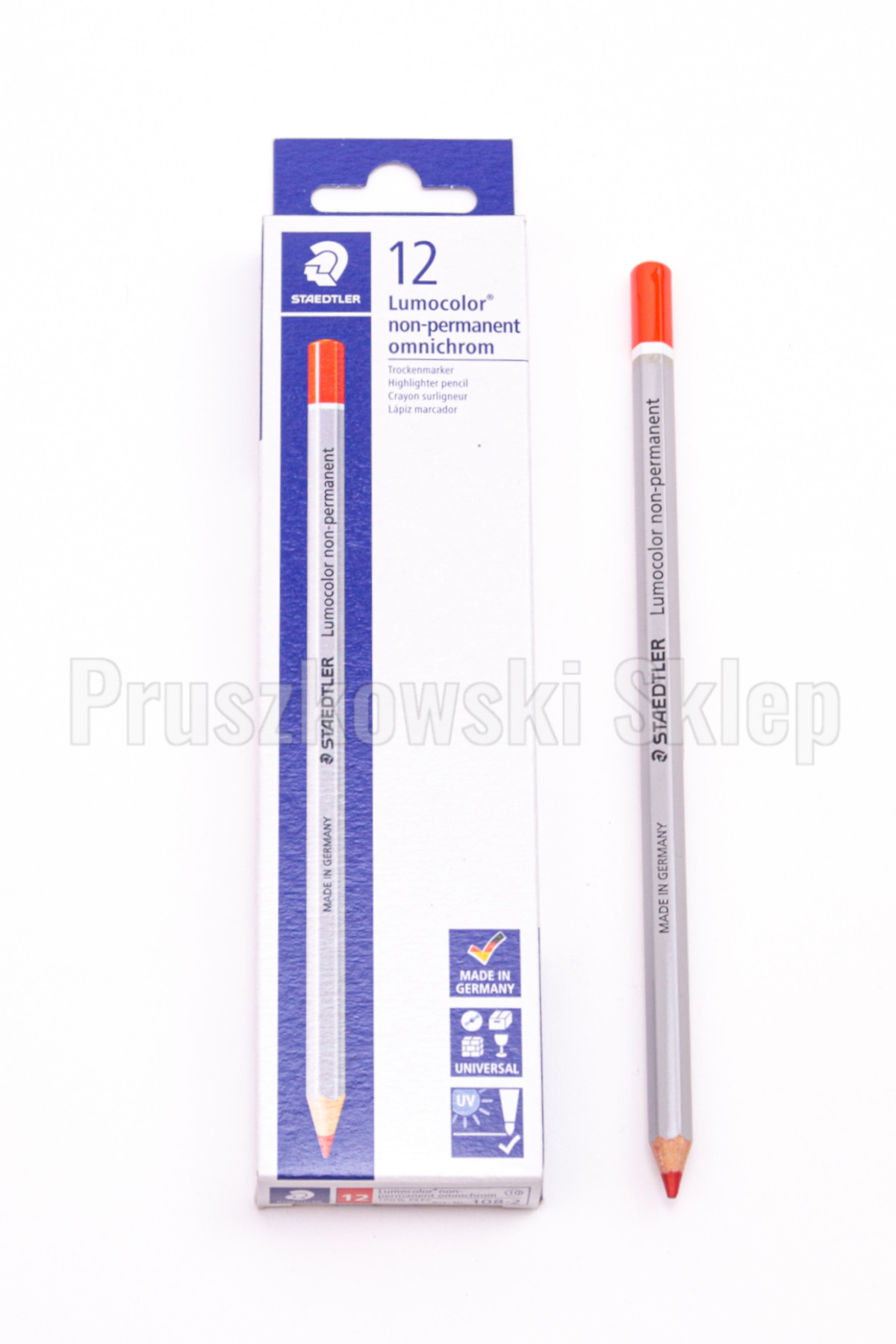 STAEDTLER LUMOCOLOR NON-PERMANENT OMNICHROM ROZPUSZCZALNY W WODZIE KOLOROWY OŁÓWEK - obrazek 5