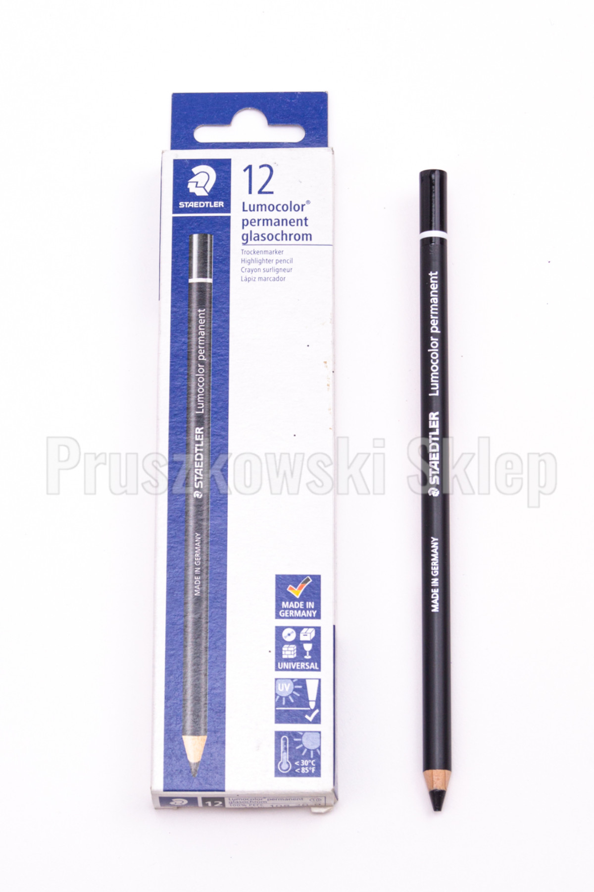 STAEDTLER LUMOCOLOR PERMANENT GLASCHROM WODOODPORNY KOLOROWY OŁÓWEK - obrazek 5